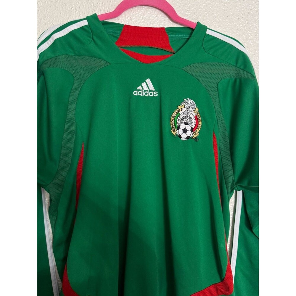 Adidas Mexico National Team Vintage 2007-2008 Home Soccer Jersey Rare size Large